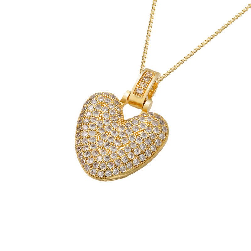Gold Icy Bubble Letter Initial Necklace - ILLUSIVE JEWELS