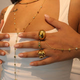 Gold Rainbow Ring - ILLUSIVE JEWELS
