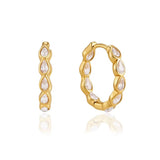Gold Romy Hoop Earrings - ILLUSIVE JEWELS