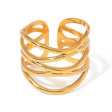 Gold Siren Ring - ILLUSIVE JEWELS