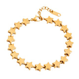 Gold Star Bracelet - ILLUSIVE JEWELS