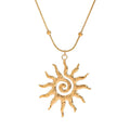 Gold Sunshine Necklace
