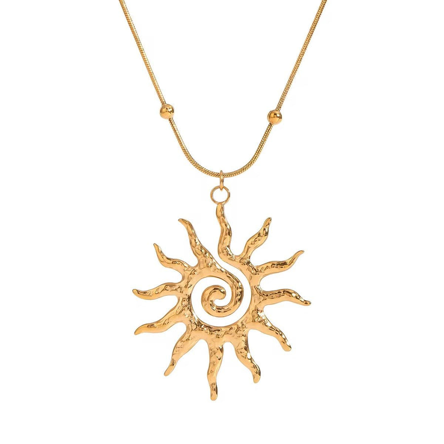 Gold Sunshine Necklace