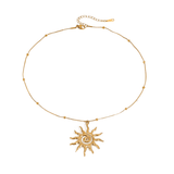 Gold Sunshine Necklace - ILLUSIVE JEWELS