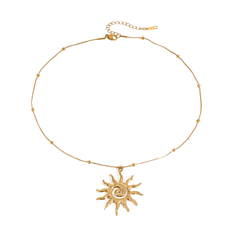 Gold Sunshine Necklace - ILLUSIVE JEWELS USA