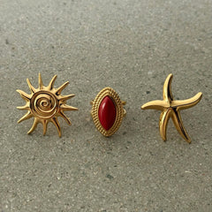 Gold Sunshine Ring - ILLUSIVE JEWELS USA