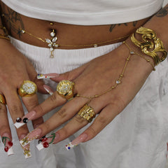 Golden Grain Ring - ILLUSIVE JEWELS USA