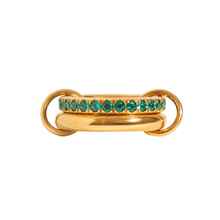 Green Stack It Ring