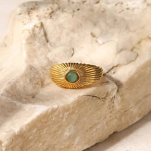 Green Stone Ring