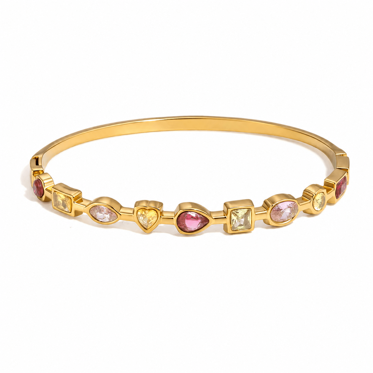 Hailey Gold Bangle - ILLUSIVE JEWELS