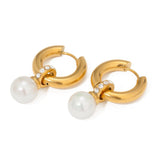 Halo Pearl Earrings - ILLUSIVE JEWELS