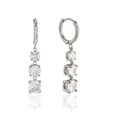 Ivy Silver Huggie Earrings - ILLUSIVE JEWELS