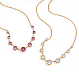 Lola Pink Gemstone Necklace - ILLUSIVE JEWELS