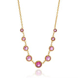 Lola Pink Gemstone Necklace - ILLUSIVE JEWELS