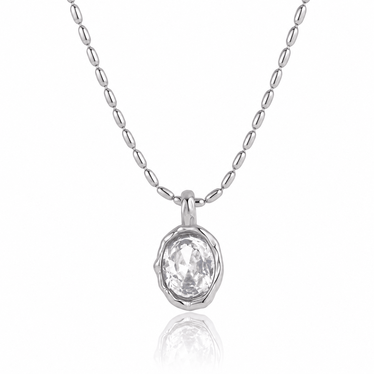 Lottie Silver Necklace - ILLUSIVE JEWELS