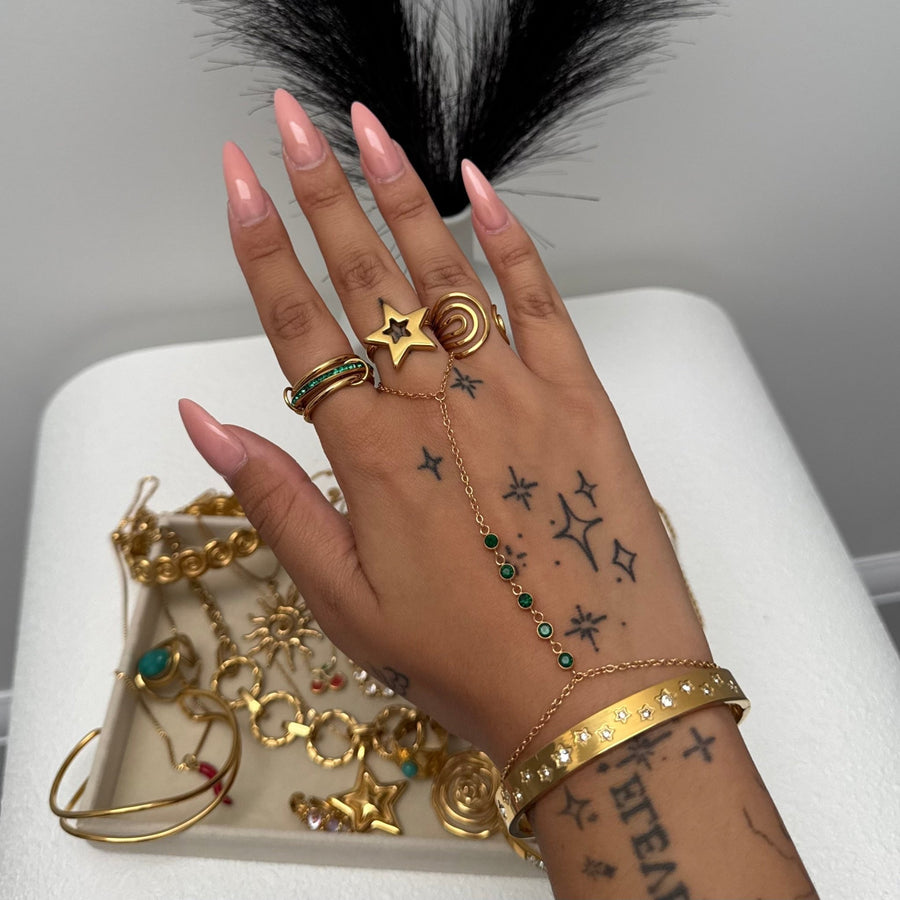 Luna Gold Ring - ILLUSIVE JEWELS USA