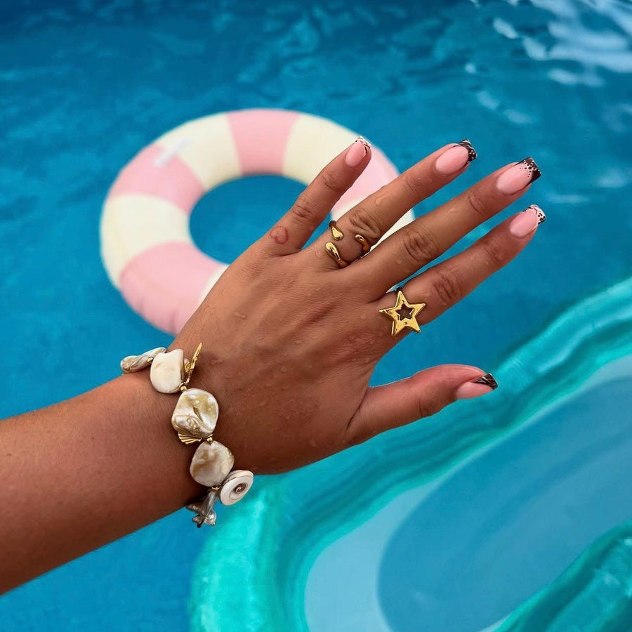 Luna Gold Ring - ILLUSIVE JEWELS USA