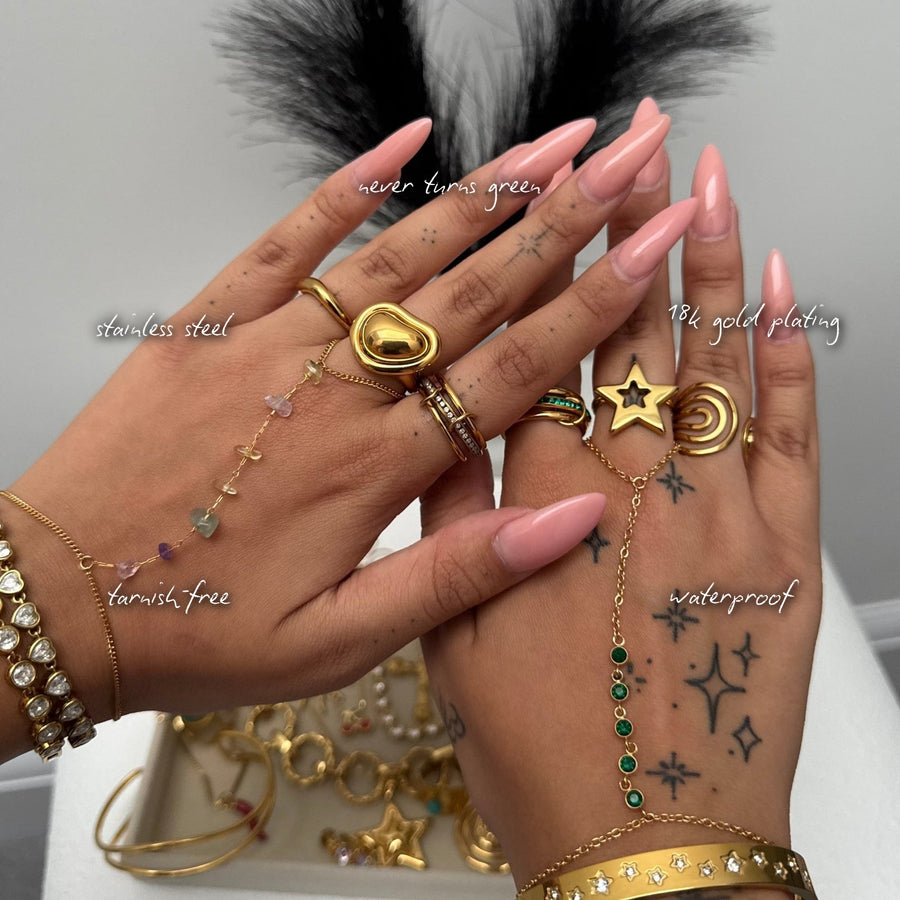 Luna Gold Ring — features