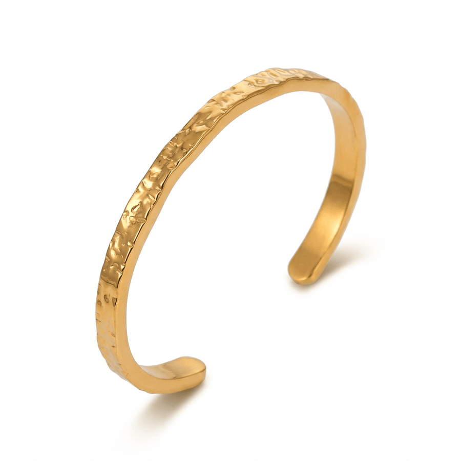 Mila Gold Hammered Cuff