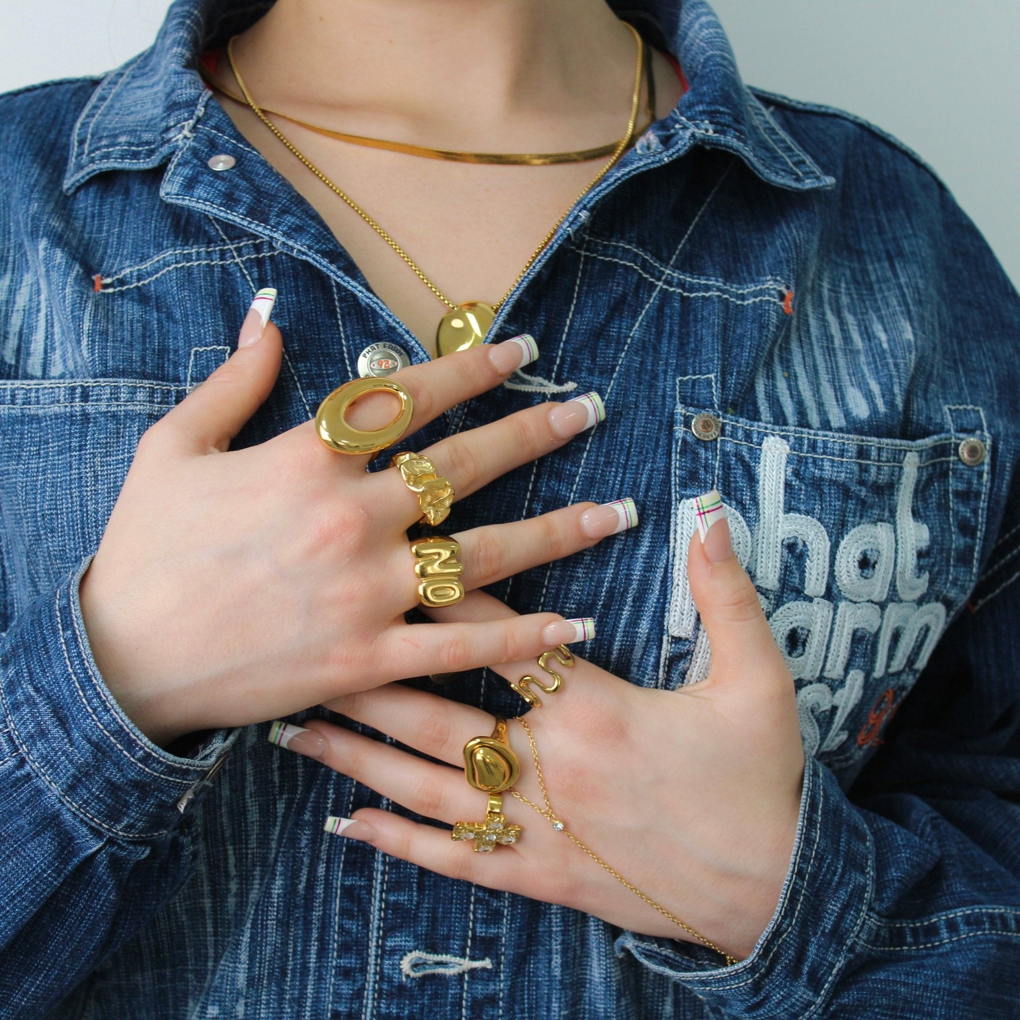 NO Gold Ring - ILLUSIVE JEWELS