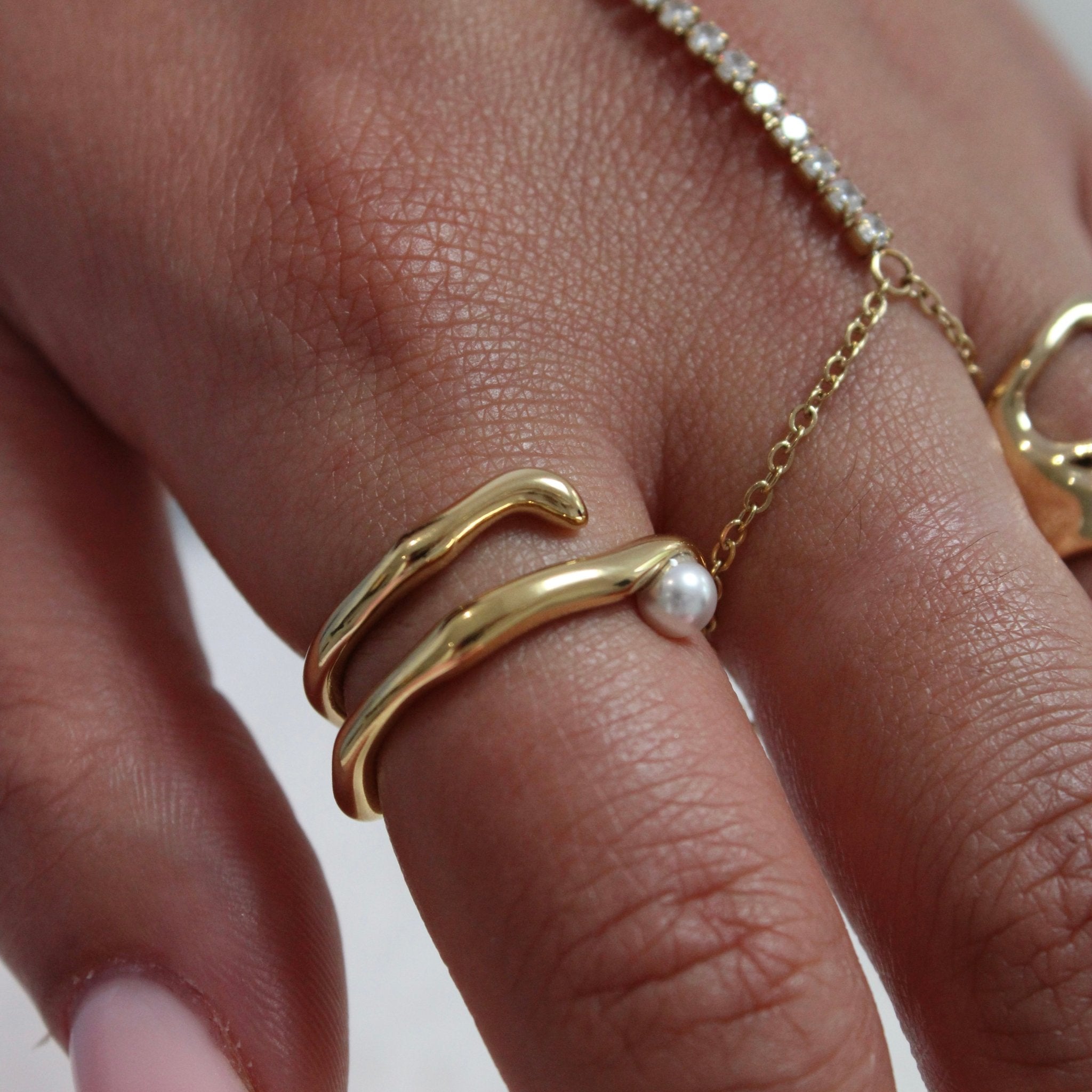 Noelle Gold Ring - ILLUSIVE JEWELS