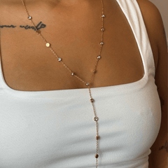 Nova Dangling Gemstone Necklace - ILLUSIVE JEWELS USA