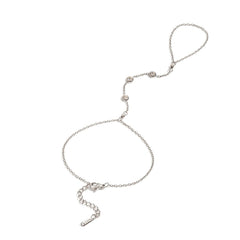 Nova Silver Hand Chain - ILLUSIVE JEWELS USA