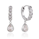 Nova Silver Huggie Earrings - ILLUSIVE JEWELS