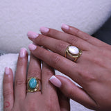 Opal Chunky Ring - ILLUSIVE JEWELS