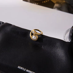Pearl Twist Ring - ILLUSIVE JEWELS USA
