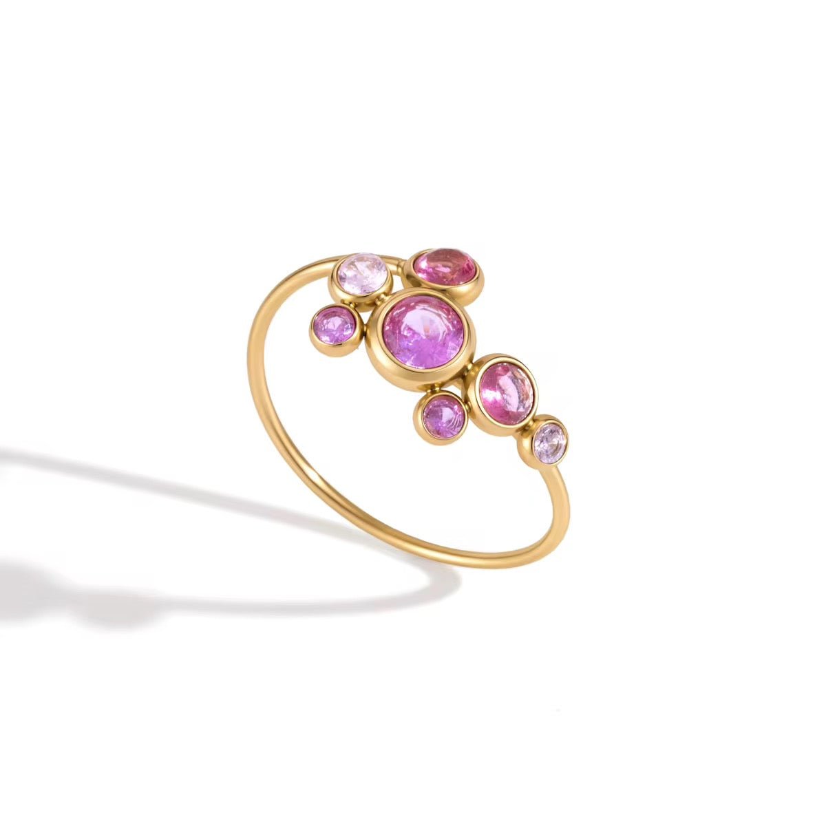 Pink Ivy Ring - ILLUSIVE JEWELS
