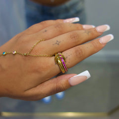 Pink Stack It Ring - ILLUSIVE JEWELS USA