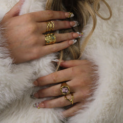 Pink Treasure Ring - ILLUSIVE JEWELS USA