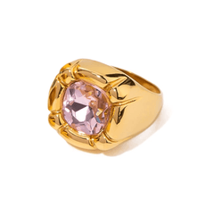 Pink Treasure Ring - ILLUSIVE JEWELS USA