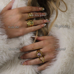 Pink Treasure Ring — features