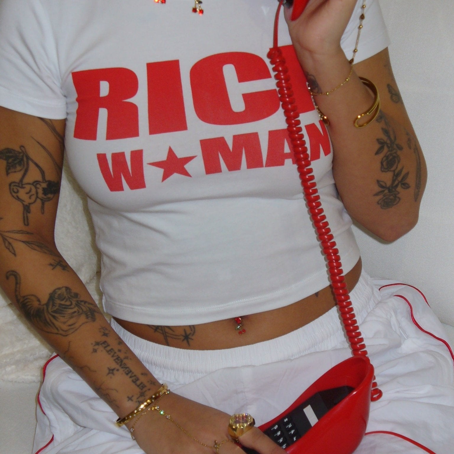 Red Cherry Charm Necklace - ILLUSIVE JEWELS
