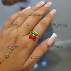 Red Cherry Ring — features