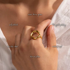 Reese Gold Ring — features