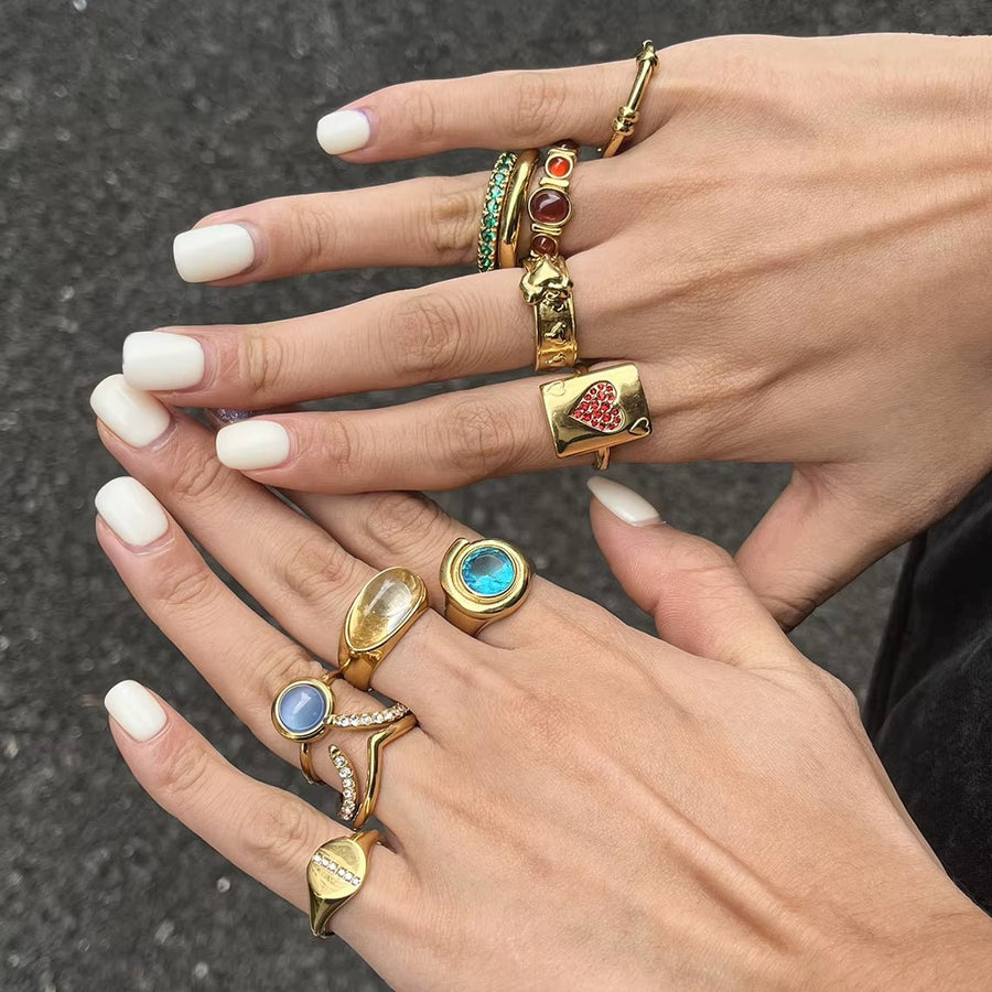 Romy Gold Heart Ring