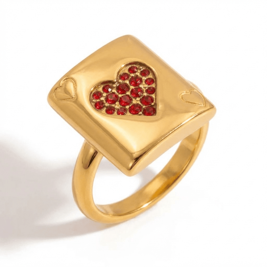 Romy Gold Heart Ring