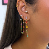 Romy Rainbow Dangling Stud Earrings - ILLUSIVE JEWELS