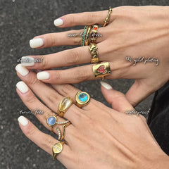 Romy Gold Heart Ring — features
