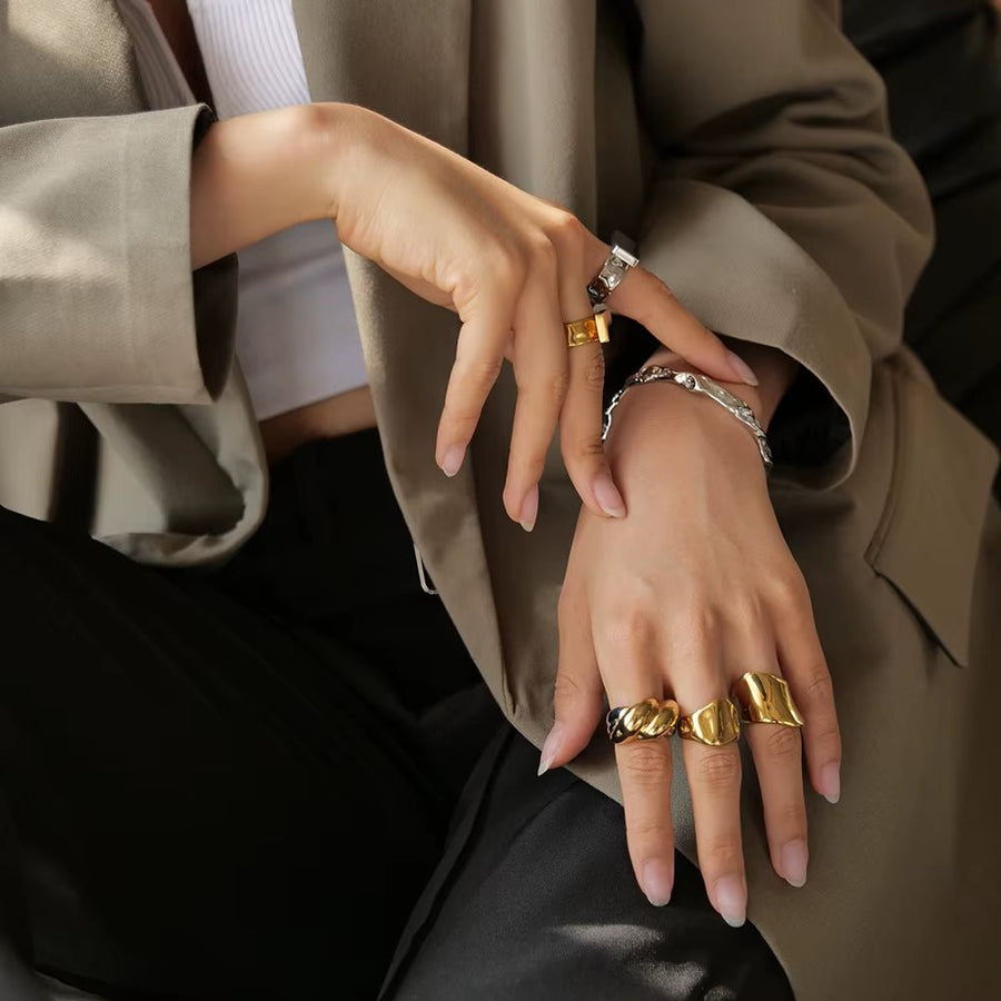 Rowan Gold Ring - ILLUSIVE JEWELS USA