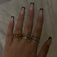 Sera Mixed Metal Stack It Ring