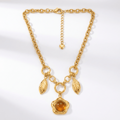 Sienna Gold Charm Necklace - ILLUSIVE JEWELS USA