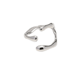 Silver Geometric Ring