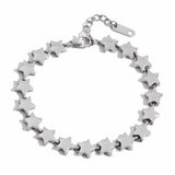 Silver Star Bracelet - ILLUSIVE JEWELS