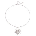 Silver Sunshine Necklace