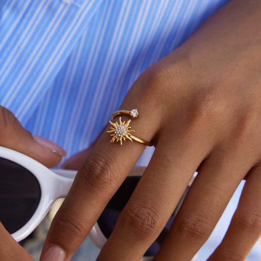 Skyla Sun Ring - ILLUSIVE JEWELS USA