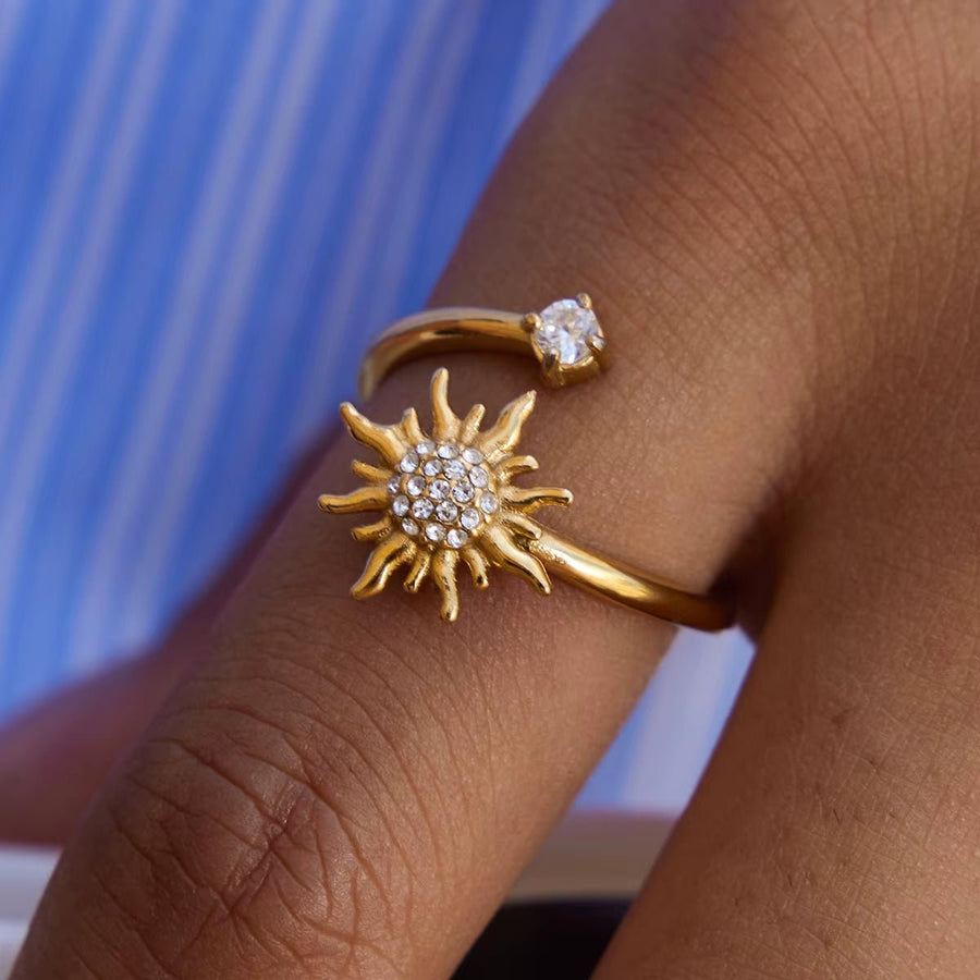 Skyla Sun Ring - ILLUSIVE JEWELS USA